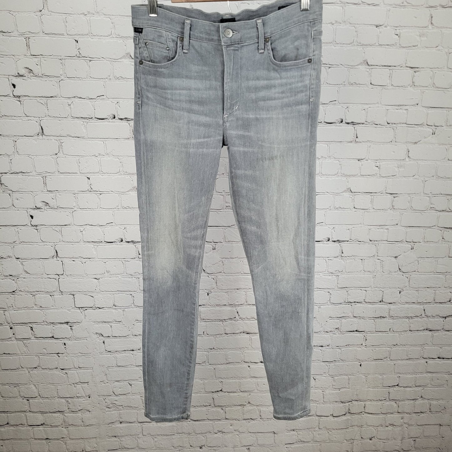 Citizens Of Humanity Grey Rocket High Rise Skinny Jeans USA Made 30 (30x29.5)