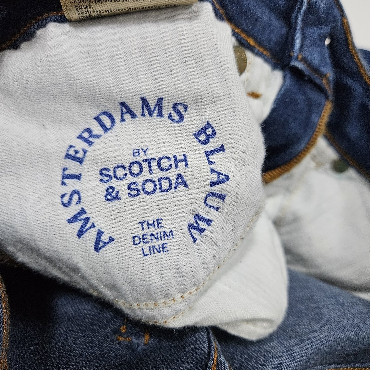 Scotch & Soda Blue Denim La Bohemienne Mid Rise Skinny Jeans 26 (26x30)