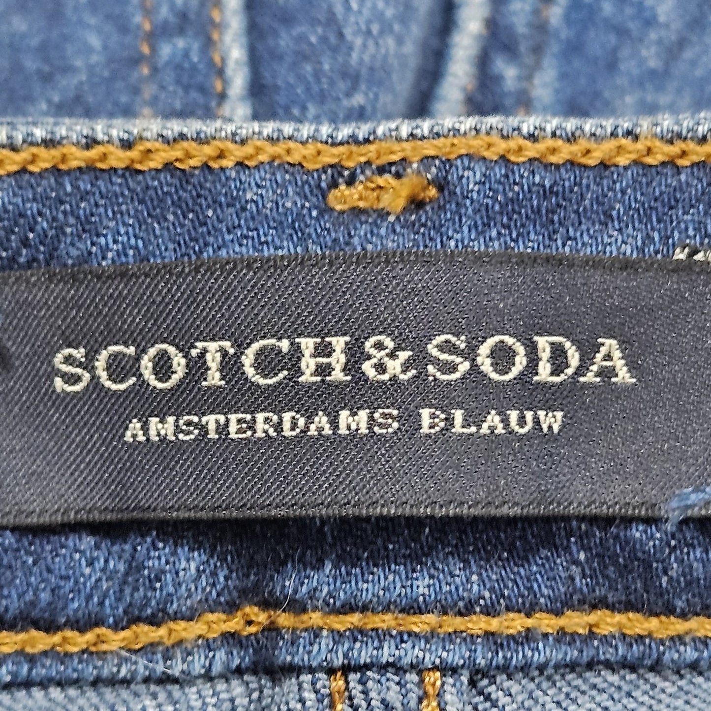 Scotch & Soda Blue Denim La Bohemienne Mid Rise Skinny Jeans 26 (26x30)