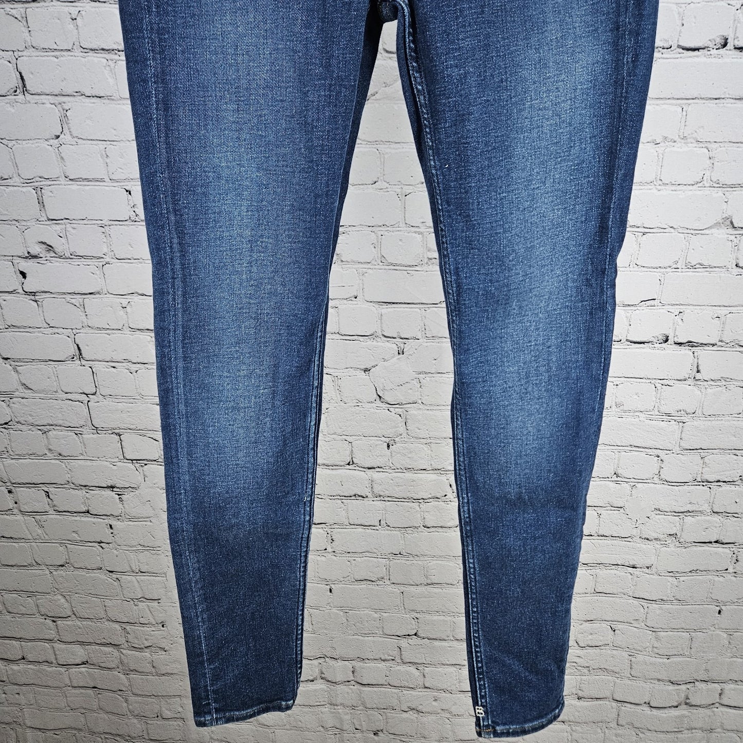 Scotch & Soda Blue Denim La Bohemienne Mid Rise Skinny Jeans 26 (26x30)
