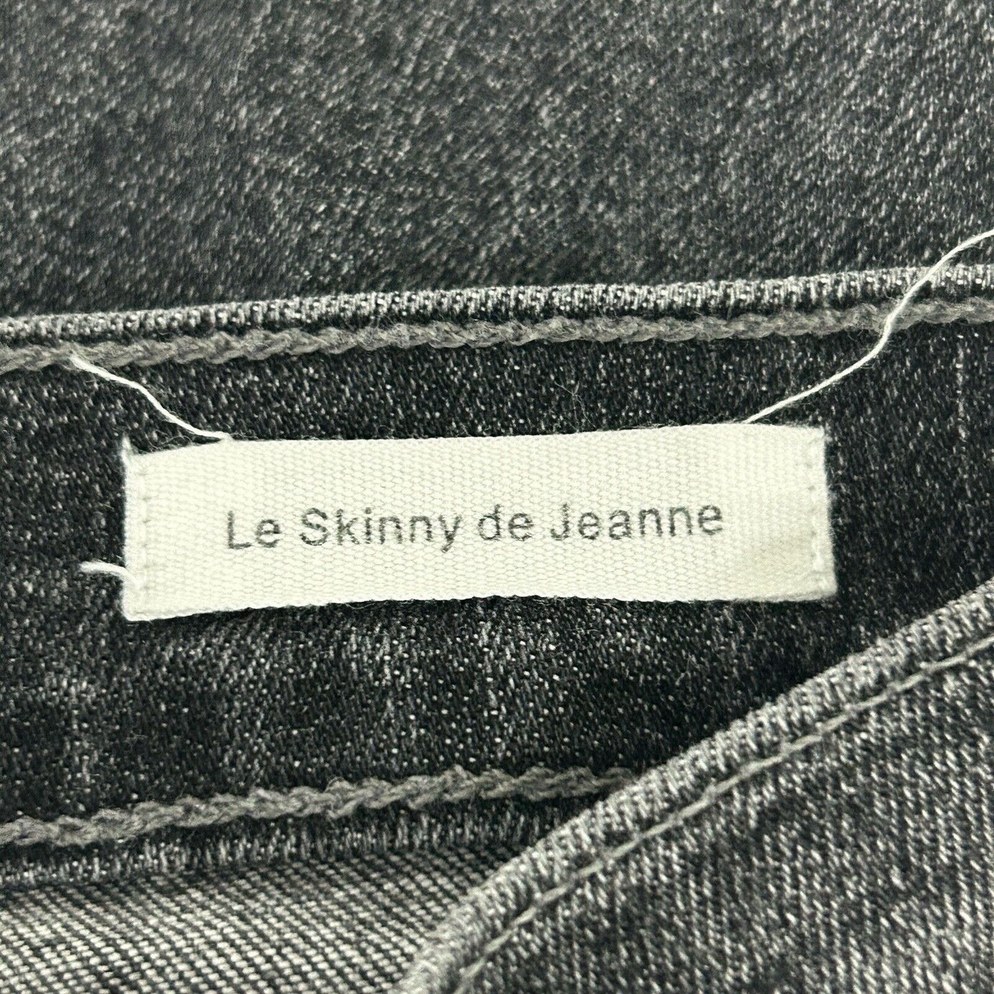 Frame Denim Le Skinny De Jeanne Dark Gray Cotton Blend Jean USA Size 25(25X27)