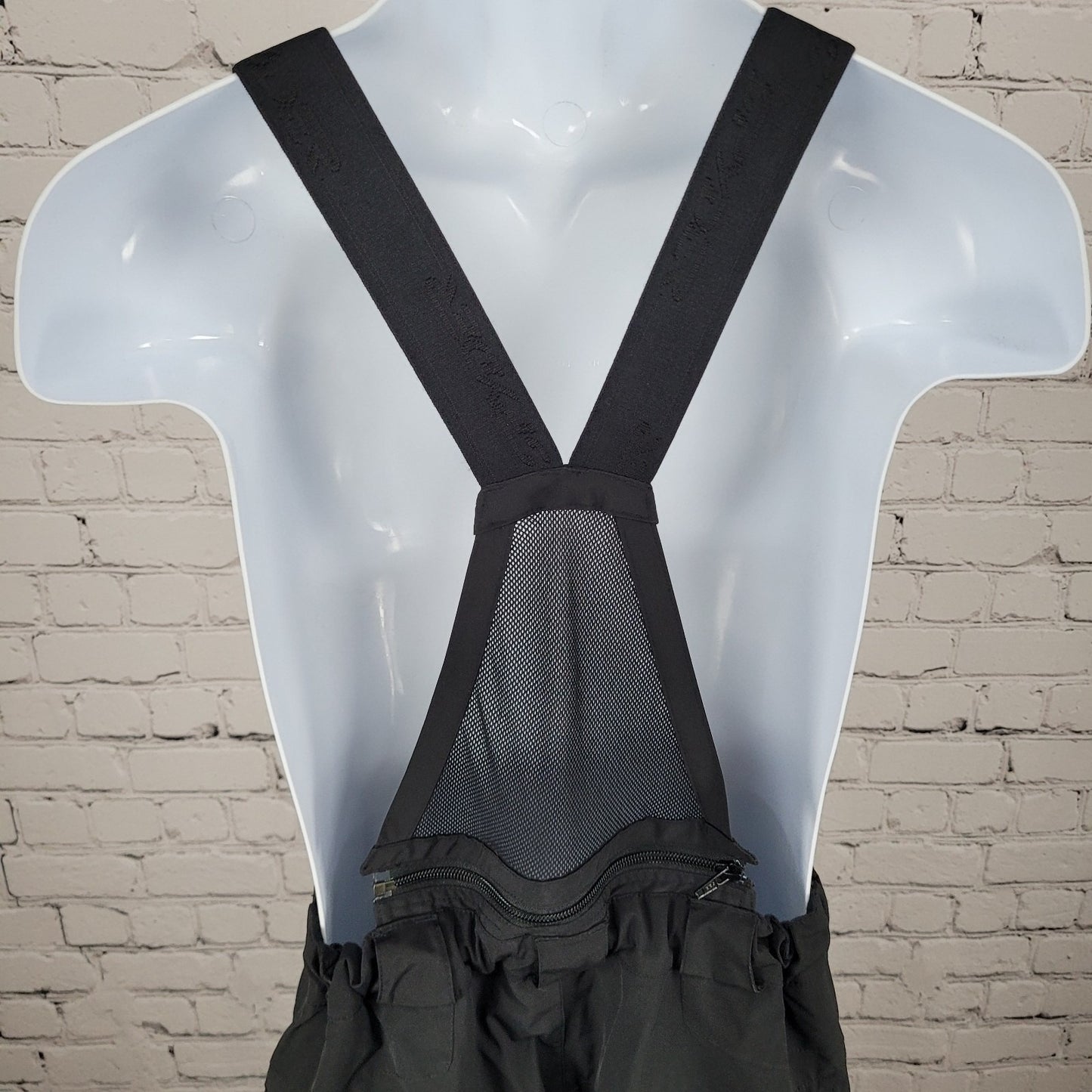 Spyder Black Insulated Adjustable Waist Zip Pockets Snow Pants Bibs Kids Size 16