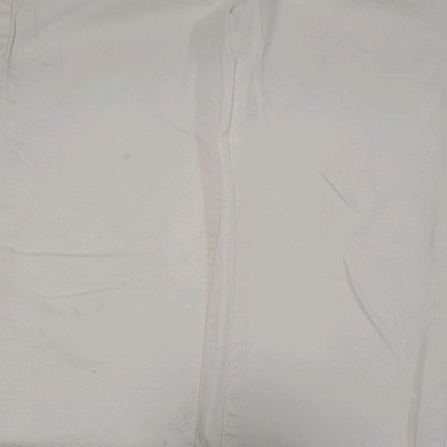 Eileen Fisher Ivory Organic Cotton Stretch Cropped Tapered Pants 10 (32x26)