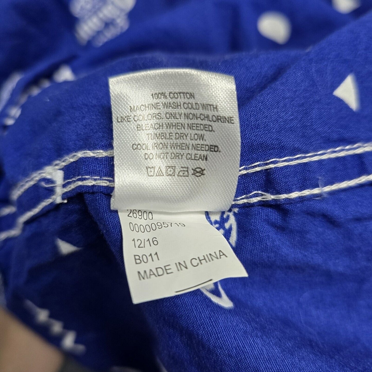 Corona Extra 100% Cotton Button Up Single Pocket Shirt Blue Logo Men’s Size L