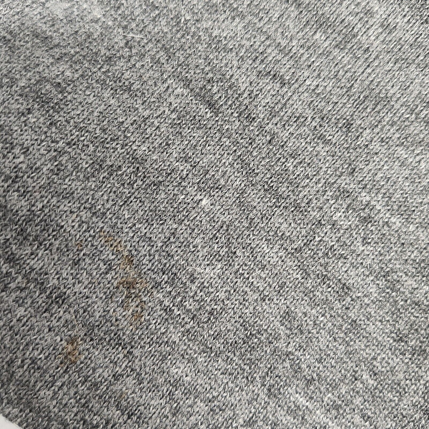 Gispa Made In Italy Baby Blue Heather Gray Shawl Style Open Sweater Women's Med