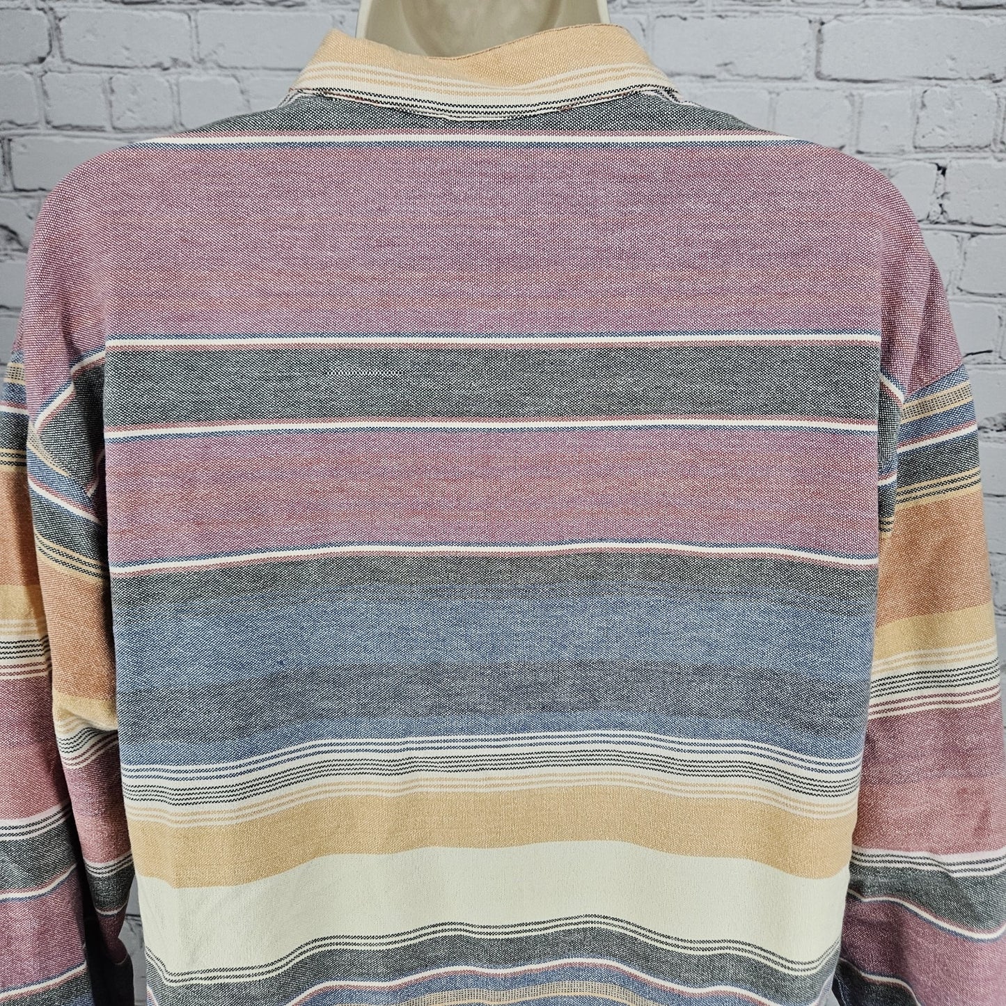 Chico's Design Multicolor Striped Cotton Southwestern Shacket Jacket 2 US 12