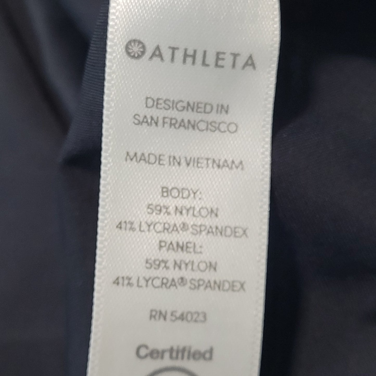 Athleta Black Nylon Stretch Athleisure Lightweight Sleeveless Tank Dress XS