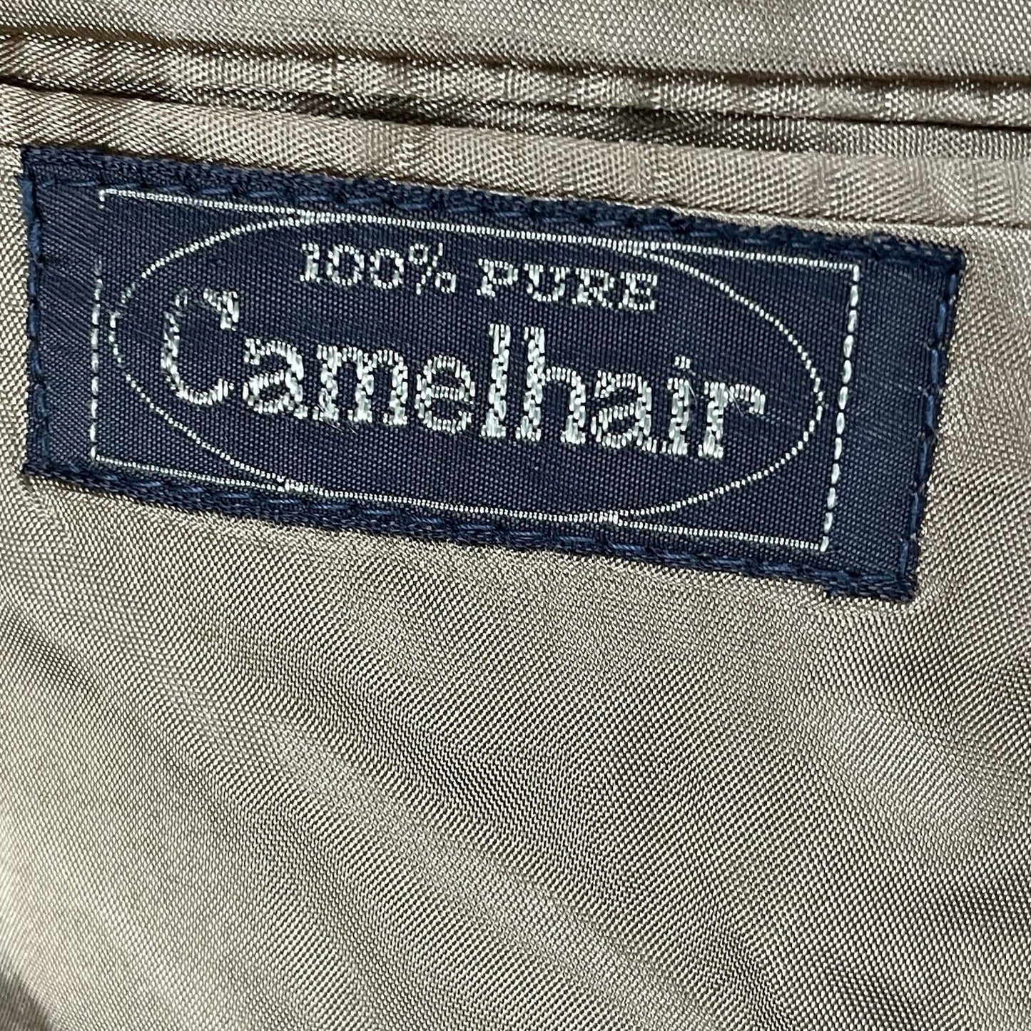 Sakowitz Christopher Carlton Tan 100% Camelhair 2 Button Blazer Sport Coat 43L