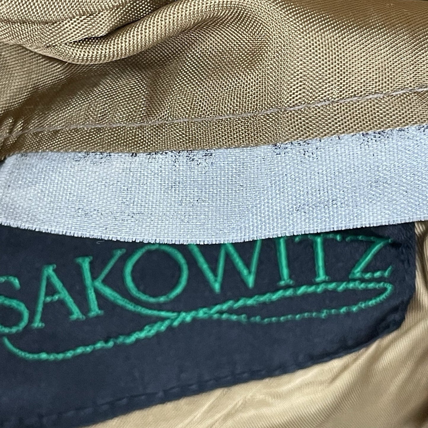 Sakowitz Christopher Carlton Tan 100% Camelhair 2 Button Blazer Sport Coat 43L