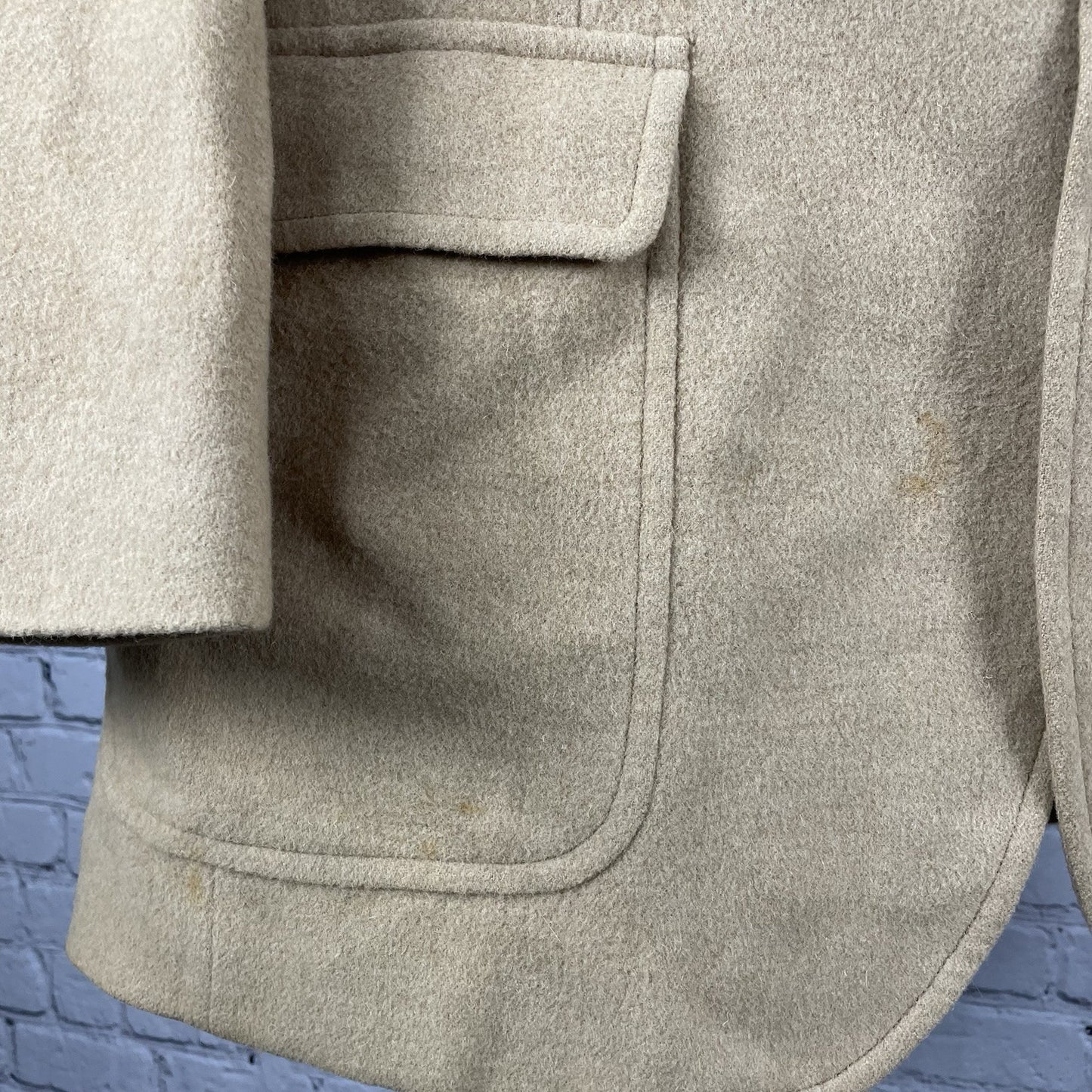 Sakowitz Christopher Carlton Tan 100% Camelhair 2 Button Blazer Sport Coat 43L