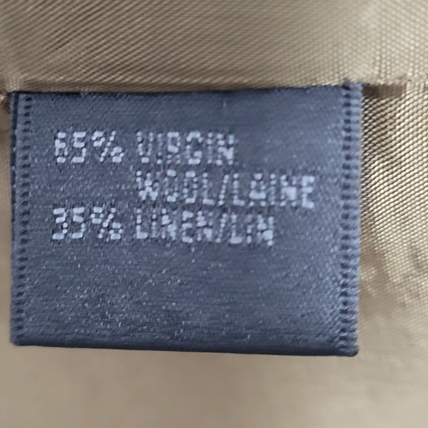 Lafayette 148 Tan Wool Linen Blend Suit Outfit Set Jacket Size 18 Pants 22 40x33