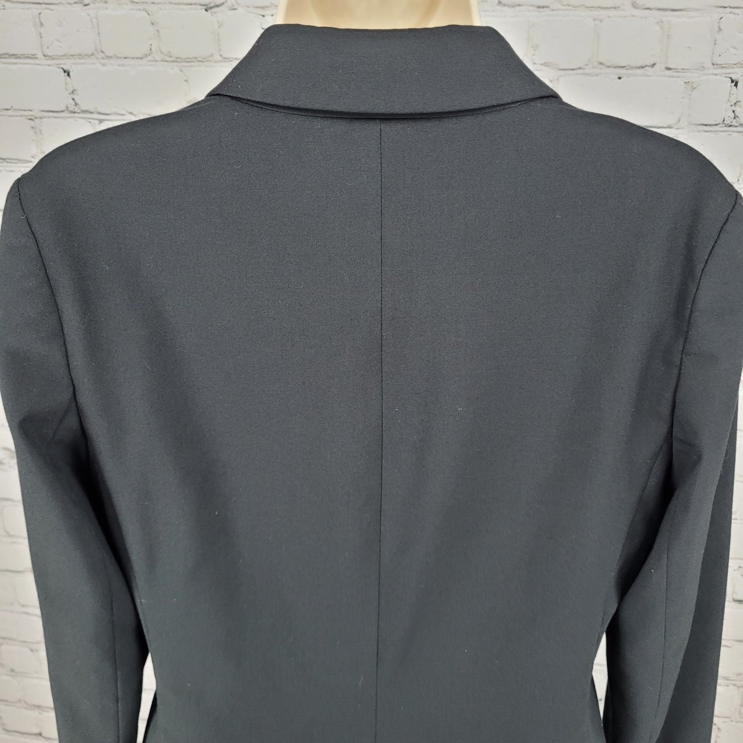 Ann Taylor Loft Black 1 Button Lightweight Notch Blazer Jacket Size Small S