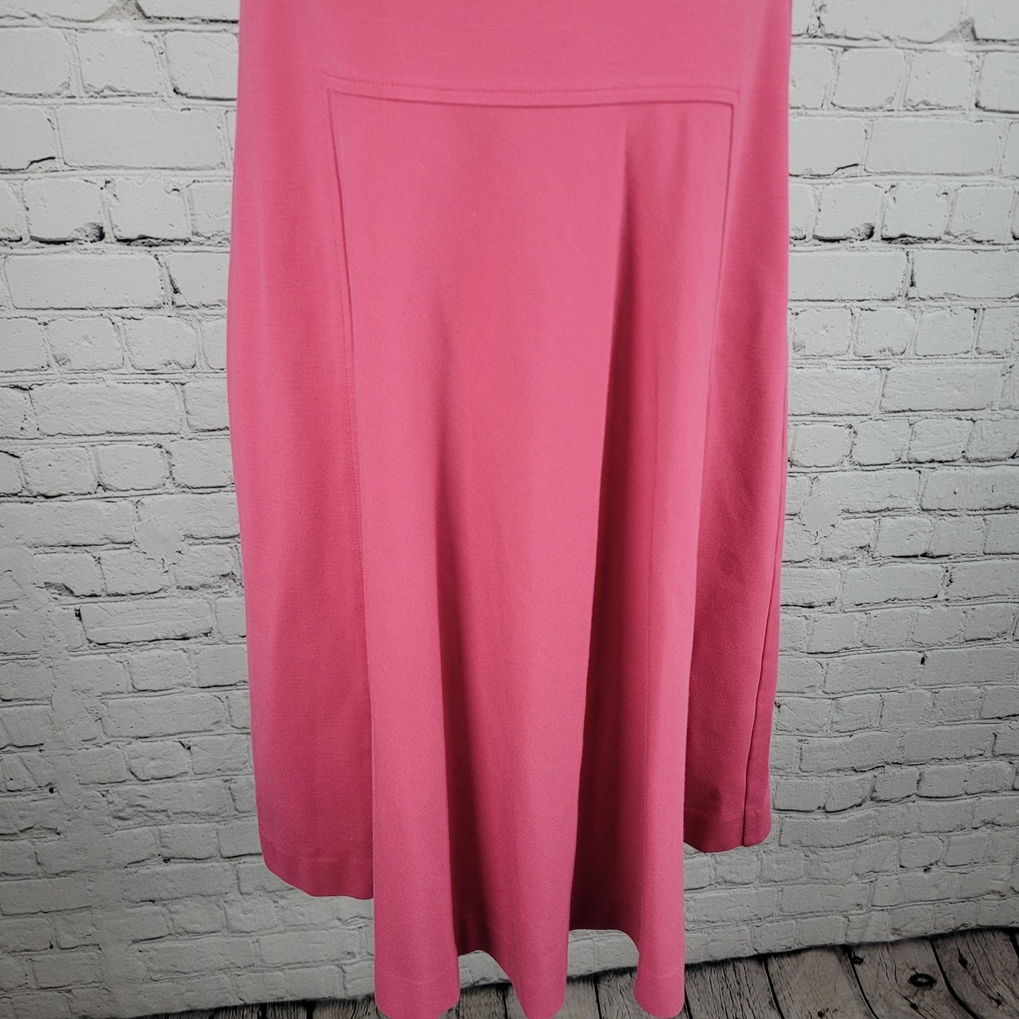Brooks Brothers Pink Sleeveless Stretch Lined Knee Length A Line Dress Size 4