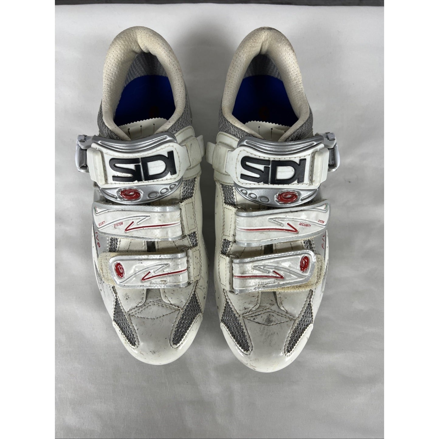 SIDI White Black Carbon Composite Vent Road Cycling Shoes Italy Size 40 1/2 W