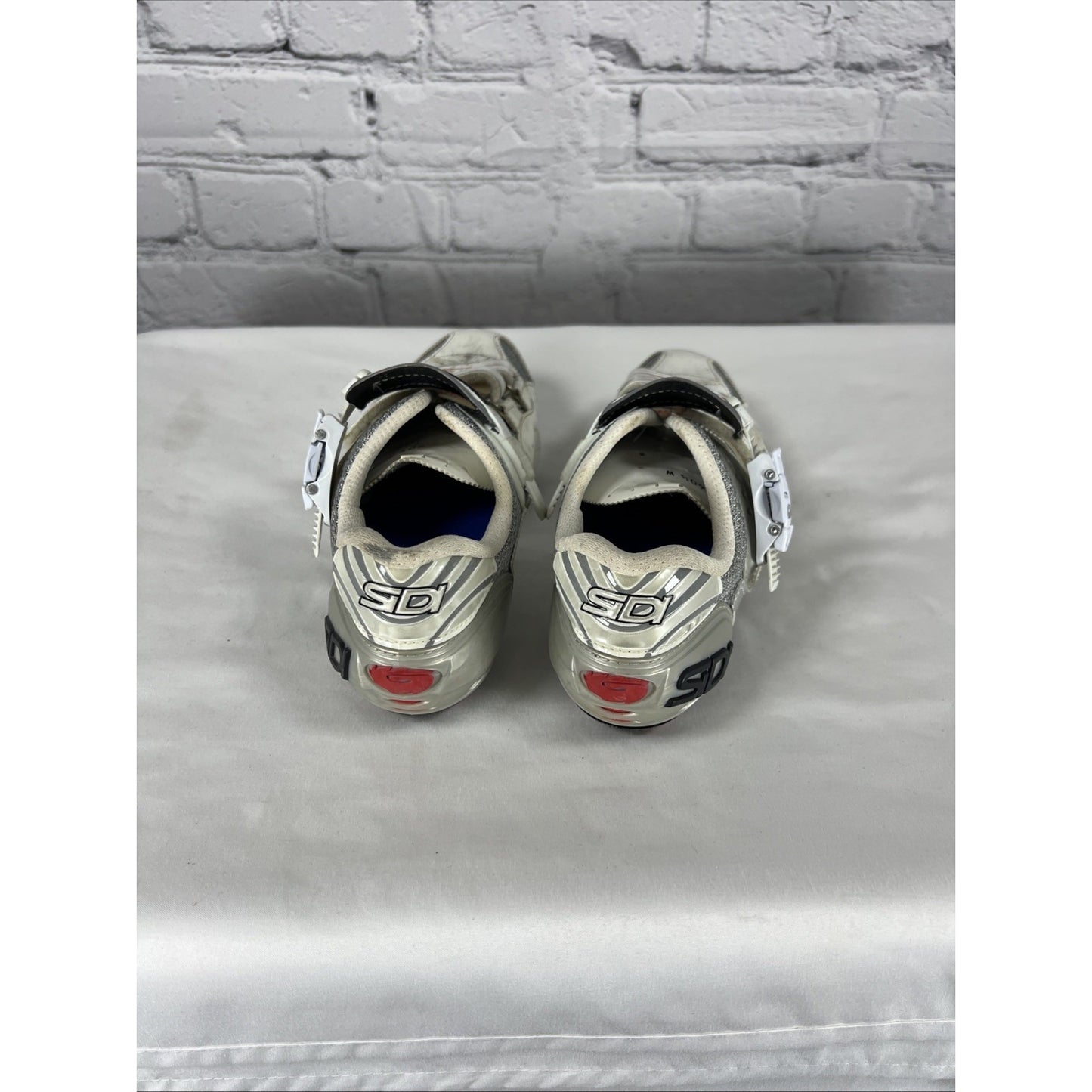 SIDI White Black Carbon Composite Vent Road Cycling Shoes Italy Size 40 1/2 W