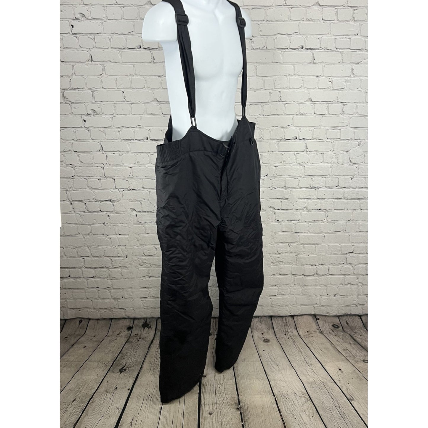 Pac Tech Performance Black Insulated Wide Leg Snow Ski Bib Men’s XXL