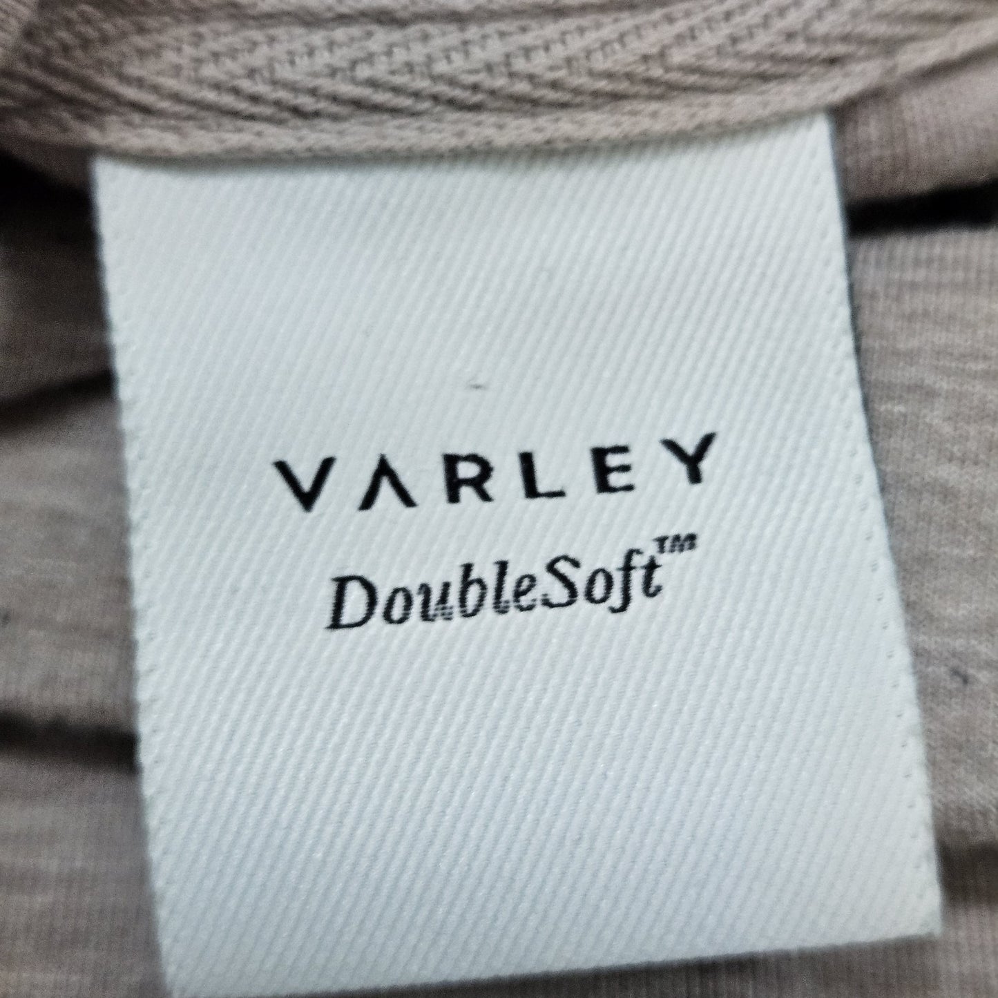 Varley Taupe Doublesoft Priya Longline Sweat  Pullover Sweatshirt Small S