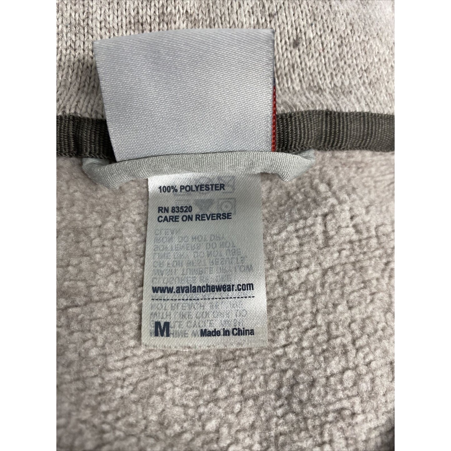 Avalanche Outdoor Apparel Brown 1/4 Zip Pullover Knit Sweatshirt Men’s M