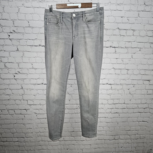 Athleta Grey Sculptek Denim Mid Rise Performance Skinny Jeans 4 (28x29.5)