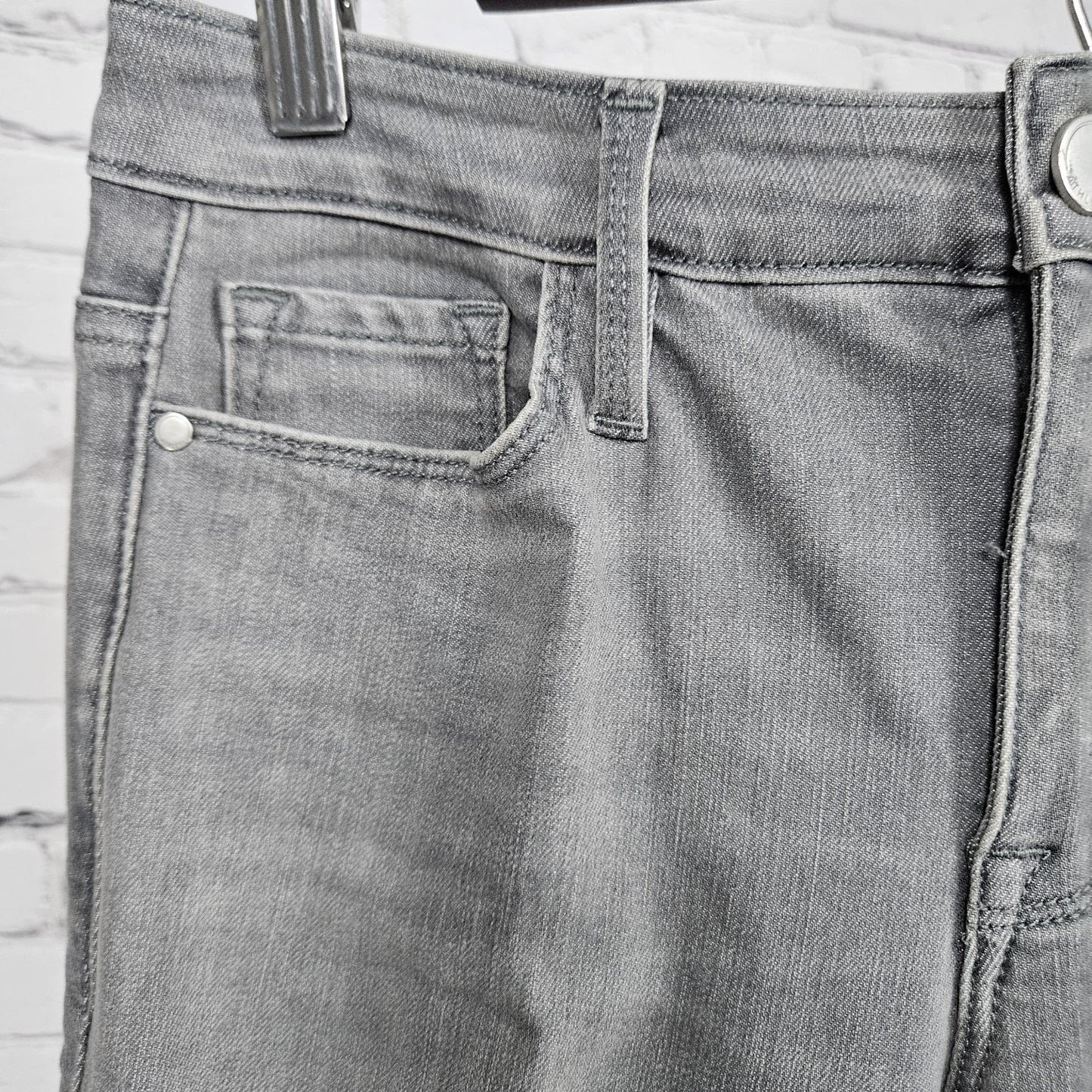 Athleta Grey Sculptek Denim Mid Rise Performance Skinny Jeans 4 (28x29.5)