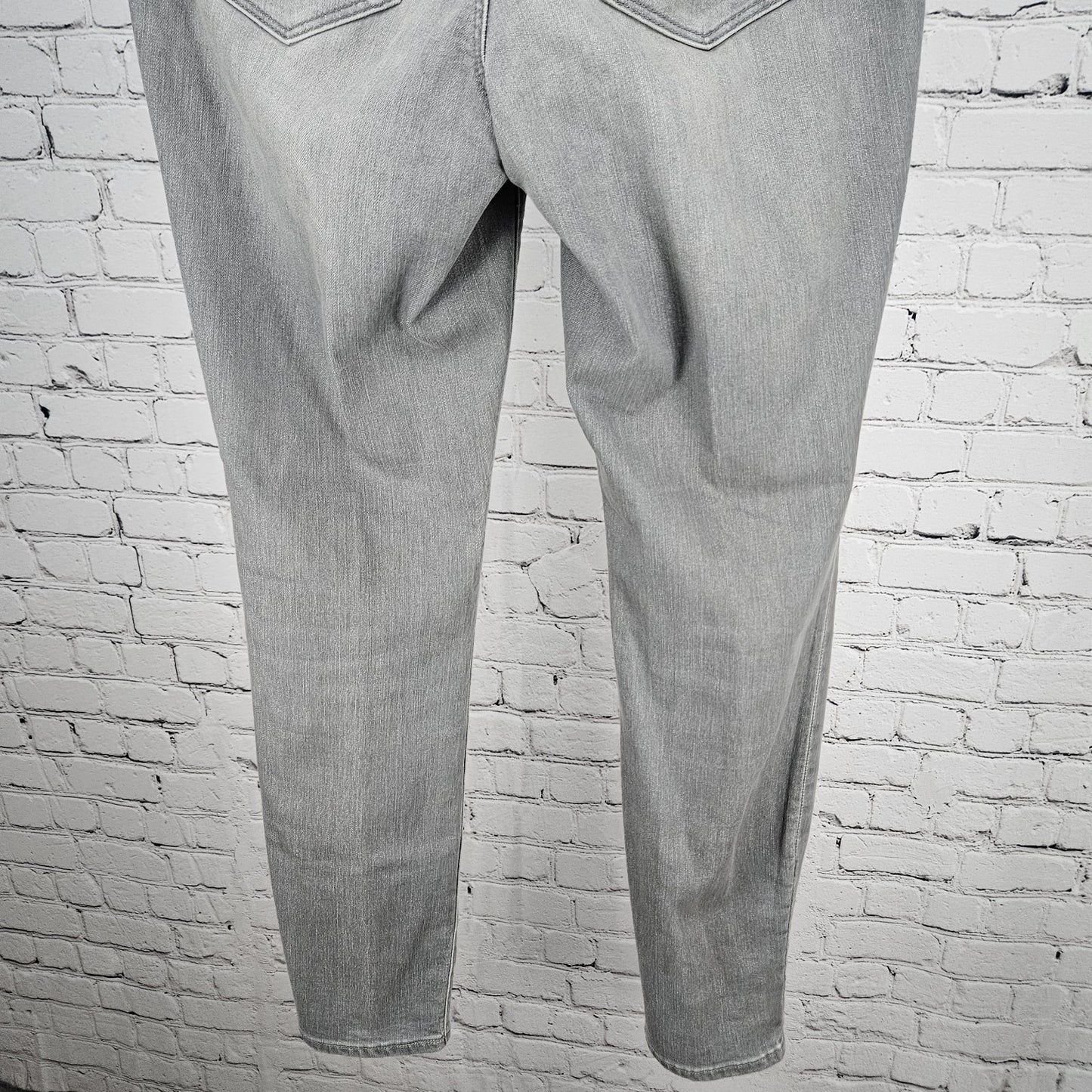 Athleta Grey Sculptek Denim Mid Rise Performance Skinny Jeans 4 (28x29.5)