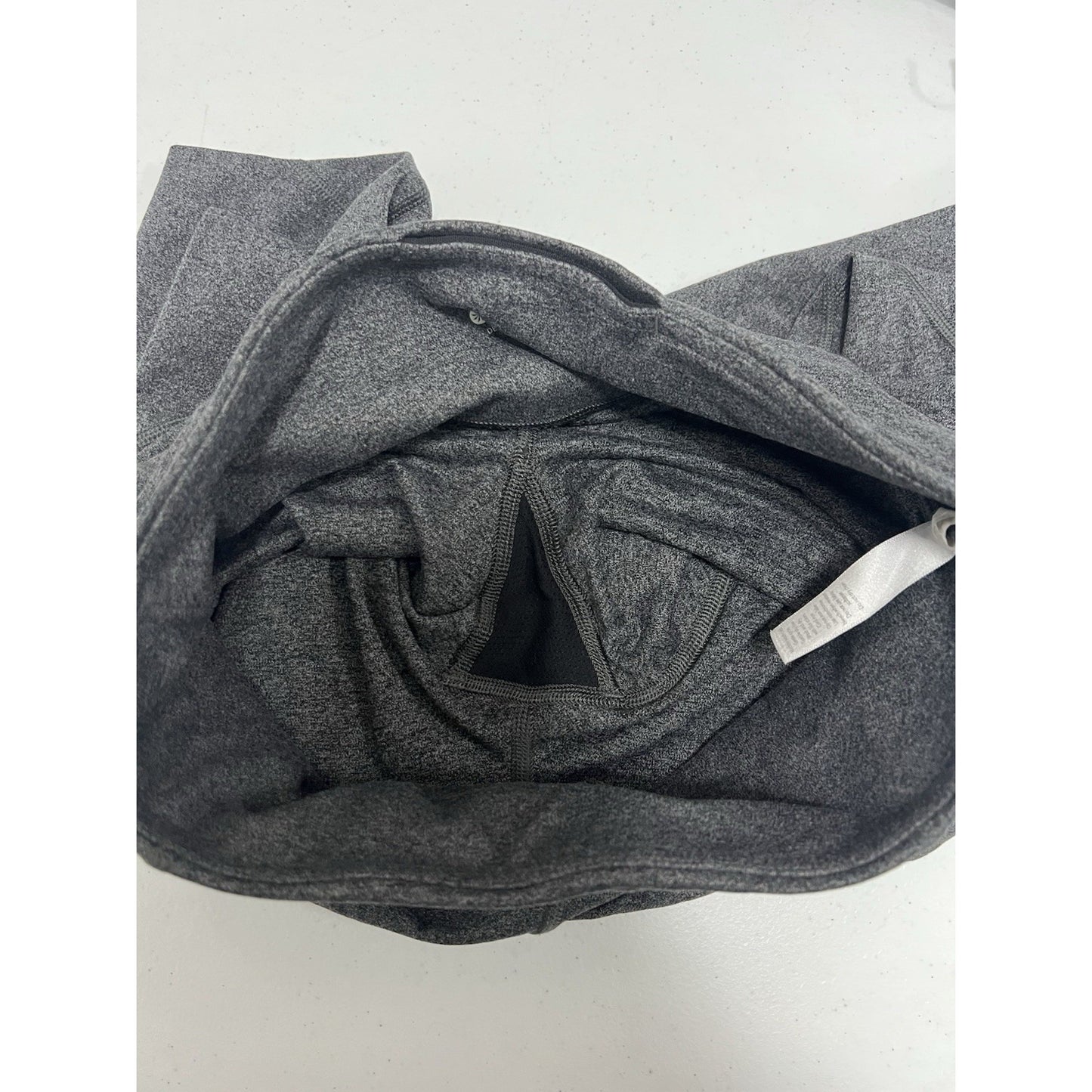 Athleta Grey Activewear Capri Workout Yoga Pockets Stretch Athleisure Pants S