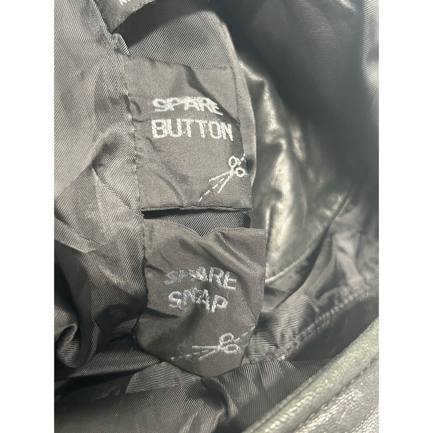 Roundtree & Yorke Black Lambskin Leather Long Sleeve Button Up Men’s Jacket L