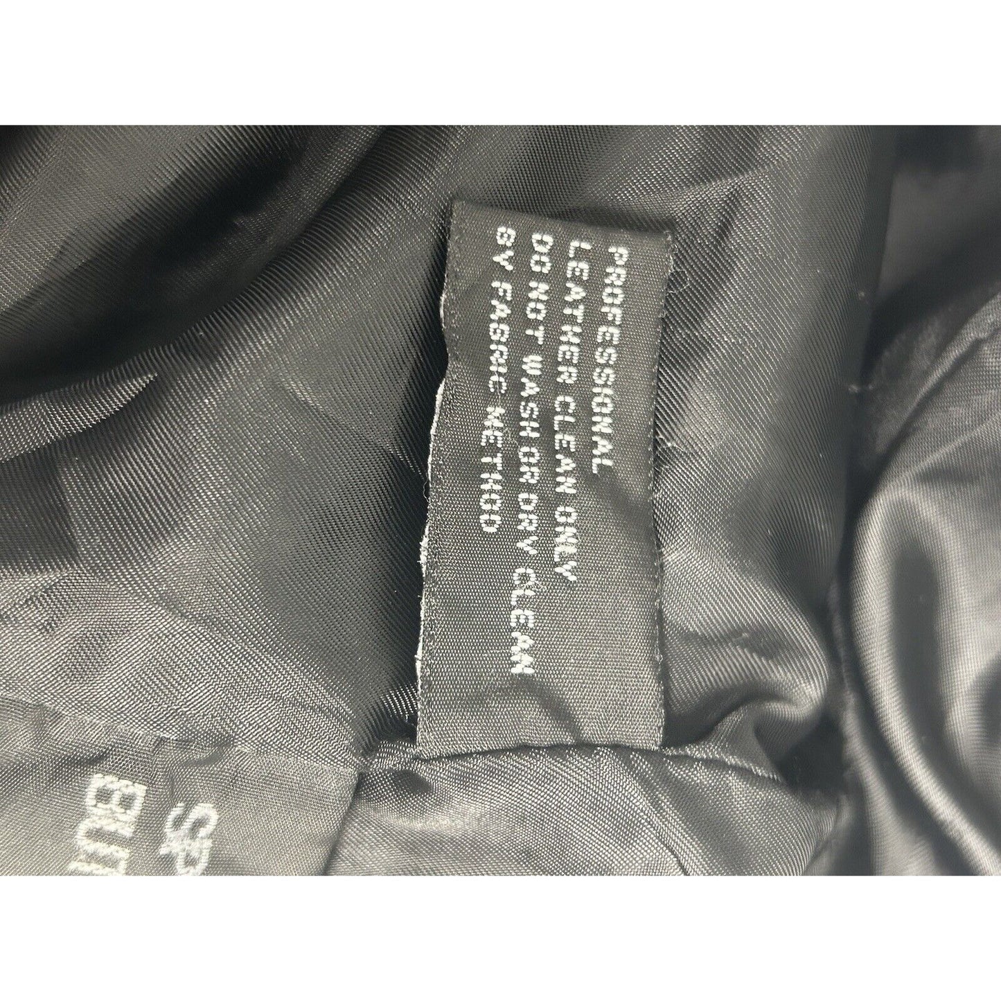 Roundtree & Yorke Black Lambskin Leather Long Sleeve Button Up Men’s Jacket L