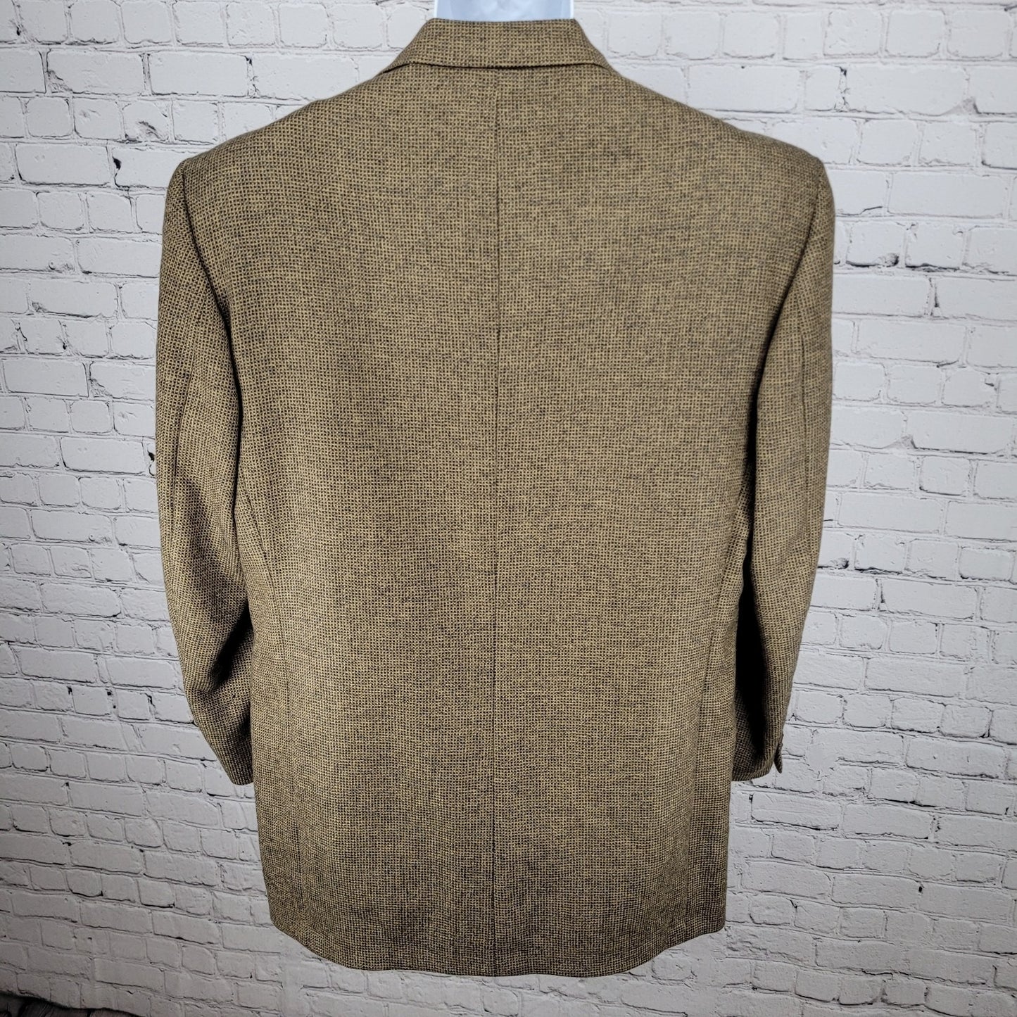 VTG Philbeck's Brown 2 Button Notch Ventless Blazer Sport Coat USA Made Size 42