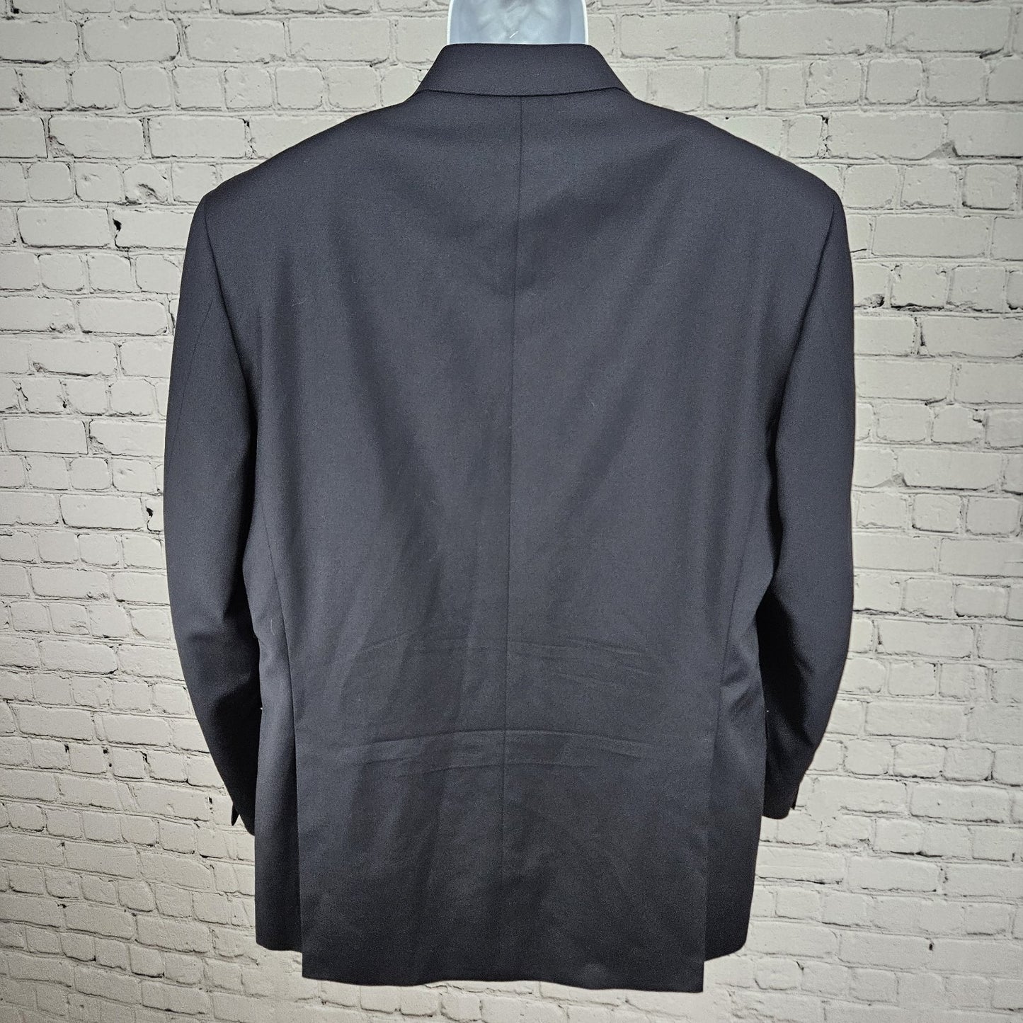 Canali Navy 100% Wool 2 Button Vented Notch Blazer Sport Coat Italy 56 US 46