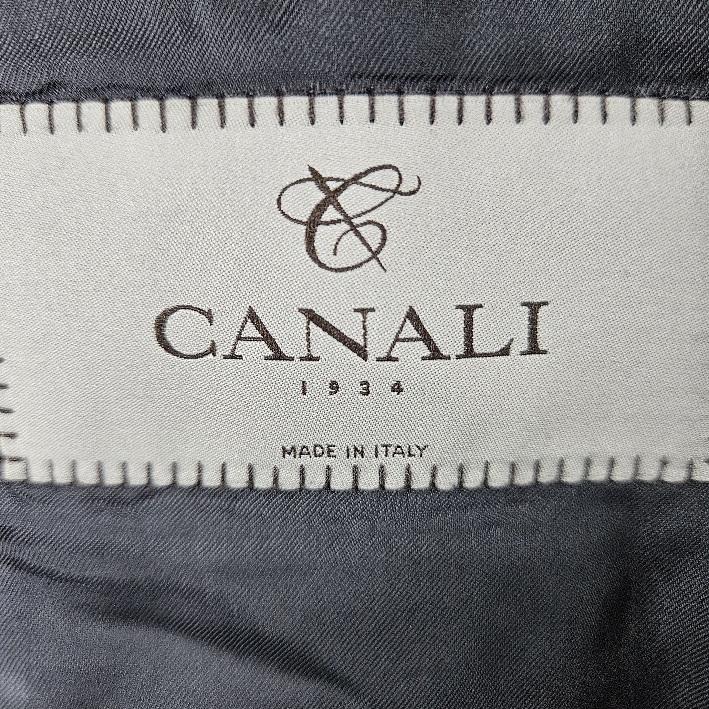 Canali Navy 100% Wool 2 Button Vented Notch Blazer Sport Coat Italy 56 US 46