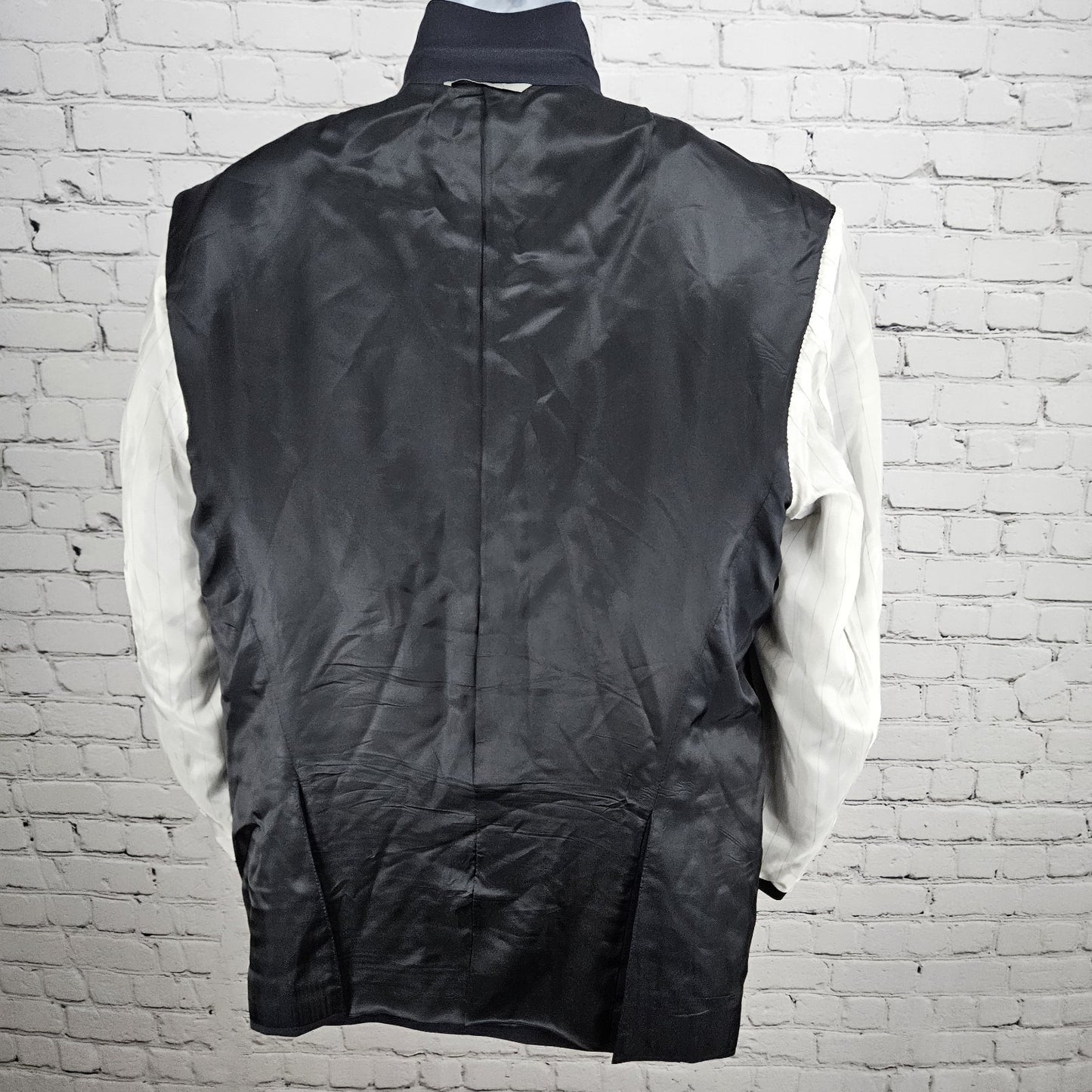 Canali Navy 100% Wool 2 Button Vented Notch Blazer Sport Coat Italy 56 US 46