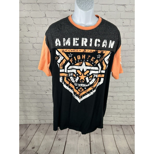 Lot Of 2 American Fighter T Shirts Men’s Graphic Tee’s Short Sleeve Tagless 3XL