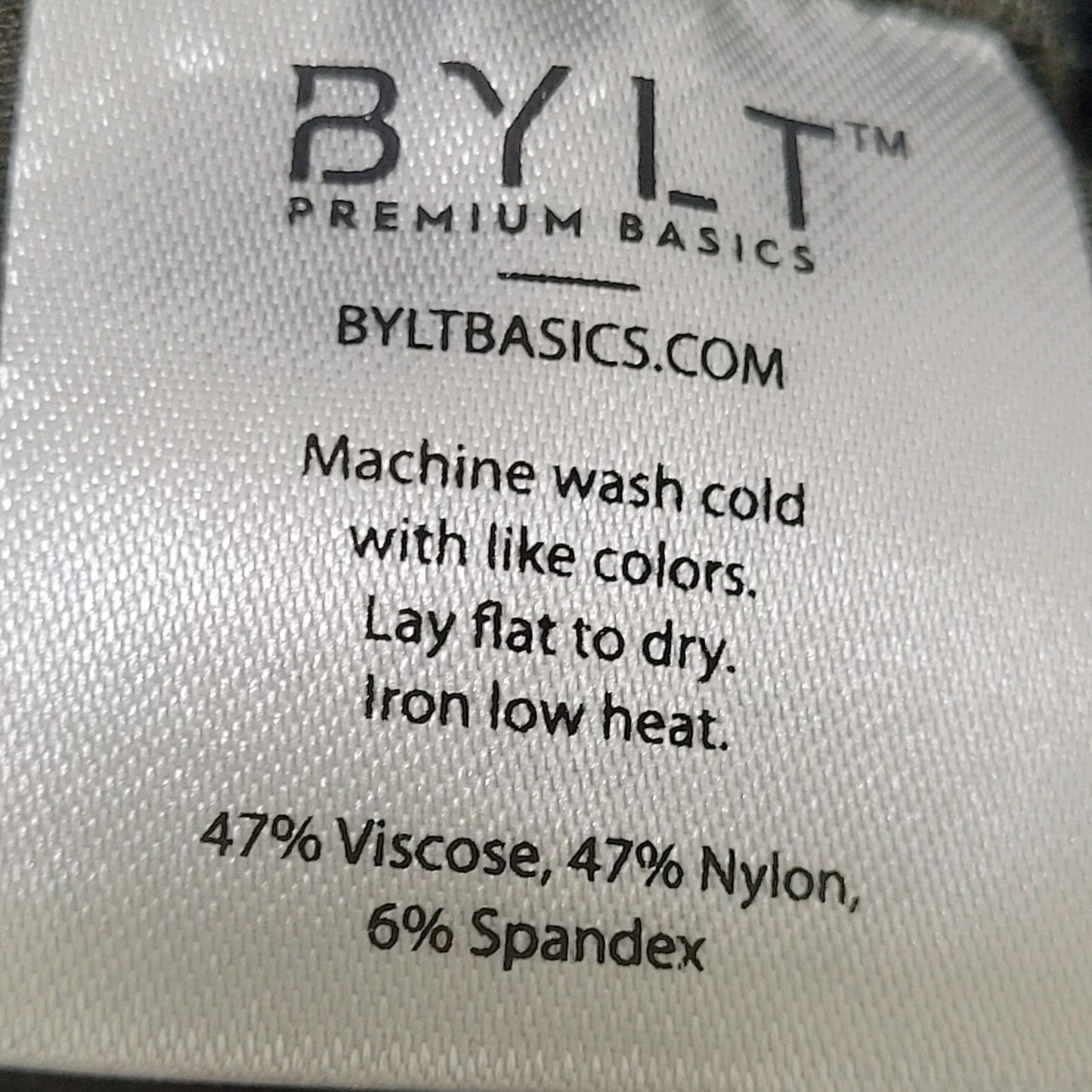 BYLT Green Everyday Pant 2.0 Stretch Tapered Premium Basic Size Medium M (31x30)