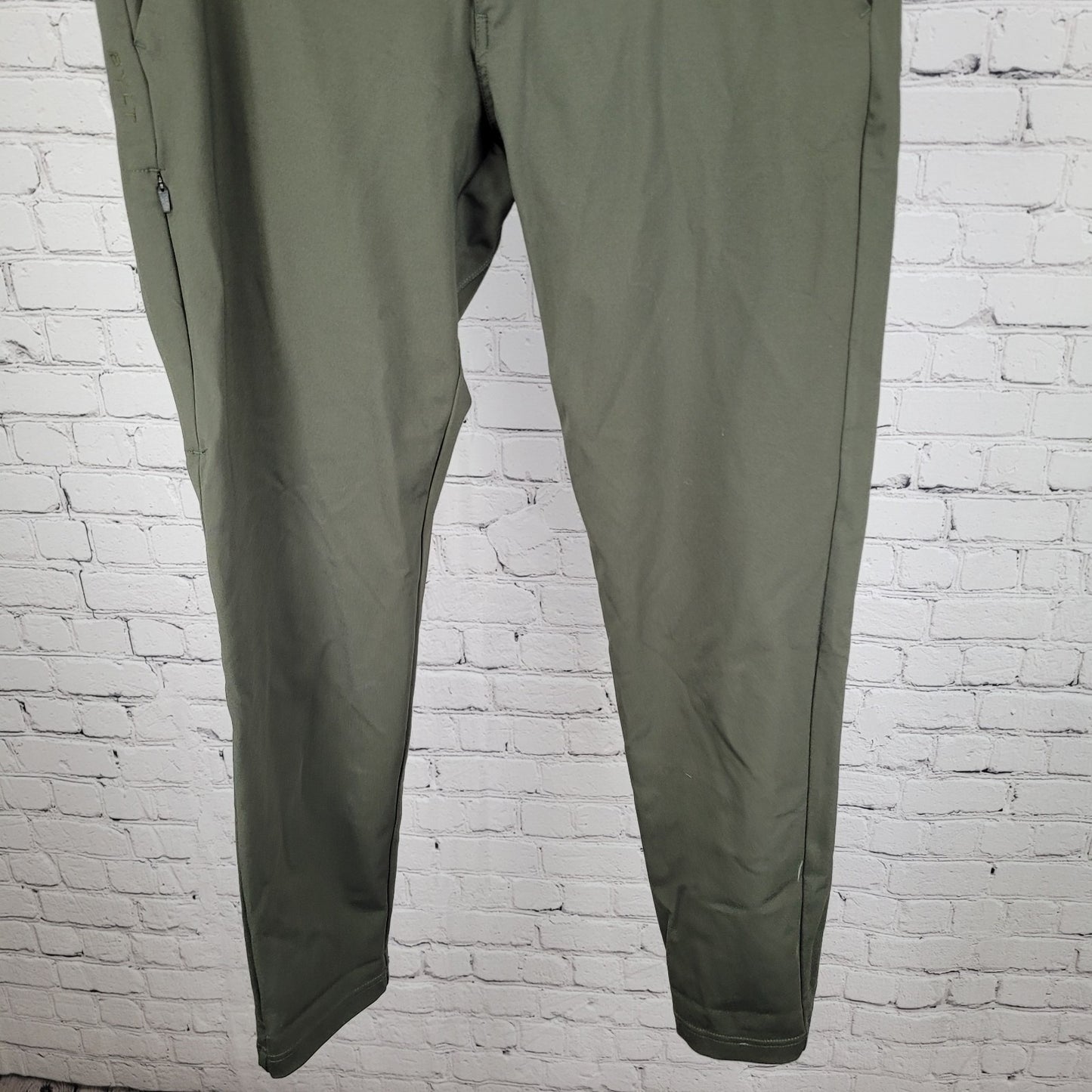 BYLT Green Everyday Pant 2.0 Stretch Tapered Premium Basic Size Medium M (31x30)