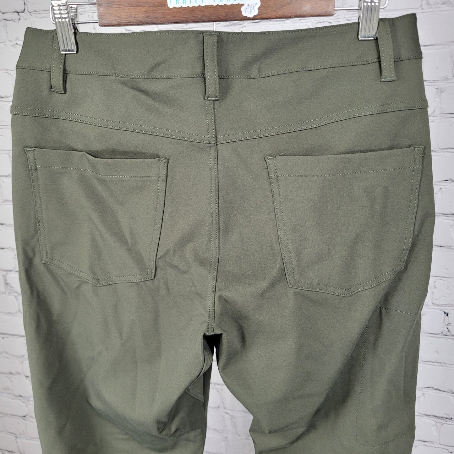 BYLT Green Everyday Pant 2.0 Stretch Tapered Premium Basic Size Medium M (31x30)