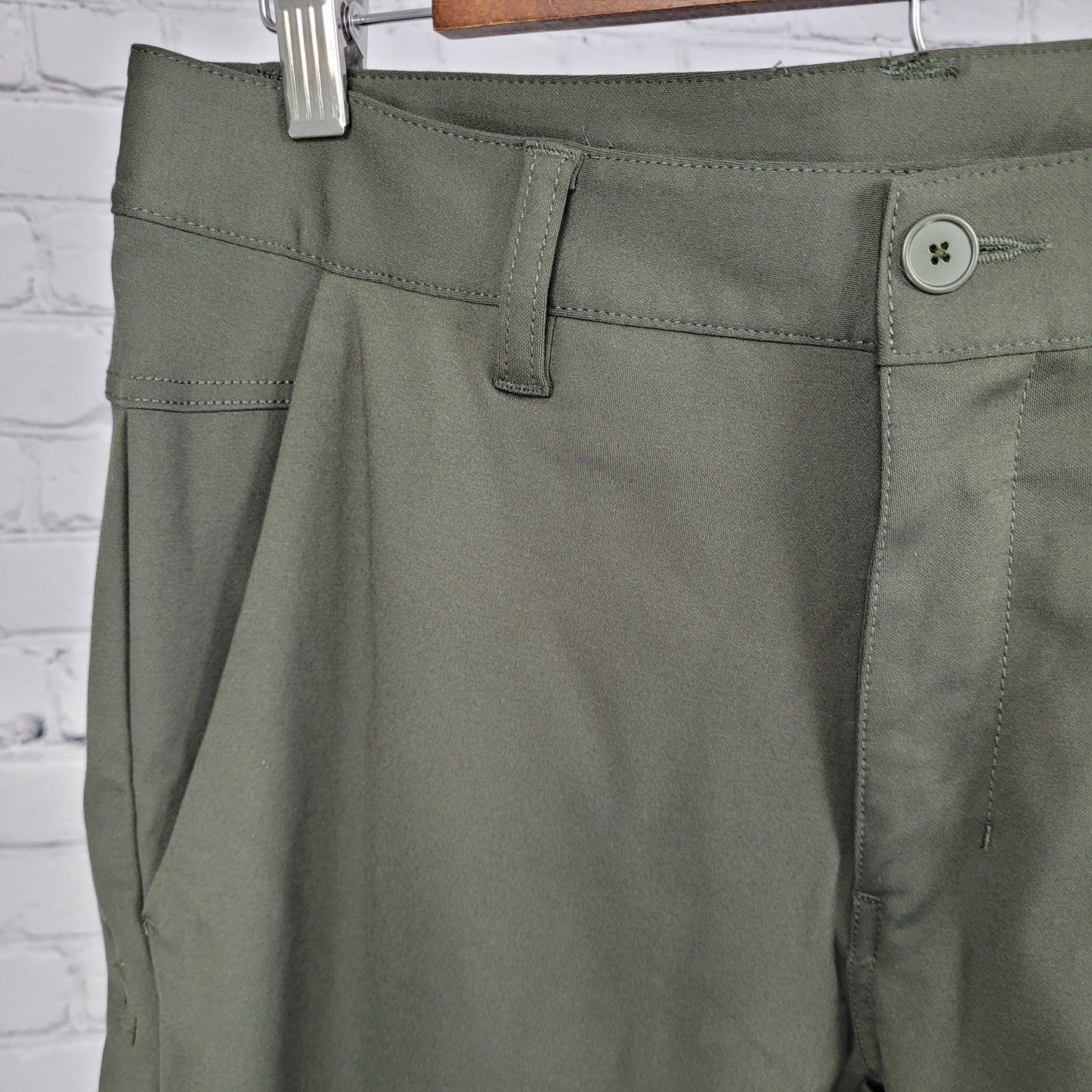 BYLT Green Everyday Pant 2.0 Stretch Tapered Premium Basic Size Medium M (31x30)