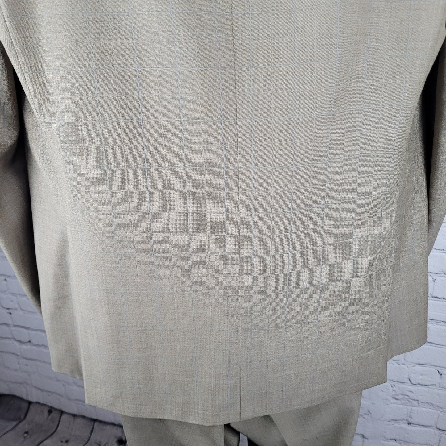 Emidio Tucci El Corte Ingles Tan Italian Wool Full Suit Size 54L US 44L (35x32)