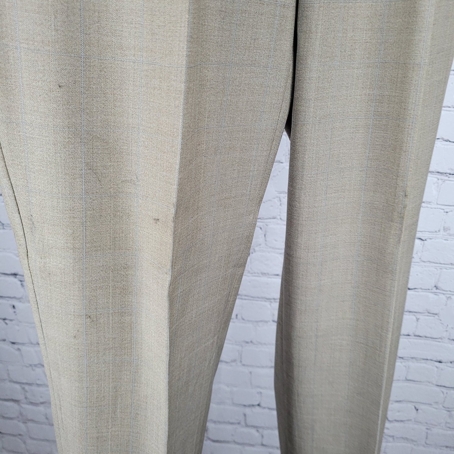 Emidio Tucci El Corte Ingles Tan Italian Wool Full Suit Size 54L US 44L (35x32)