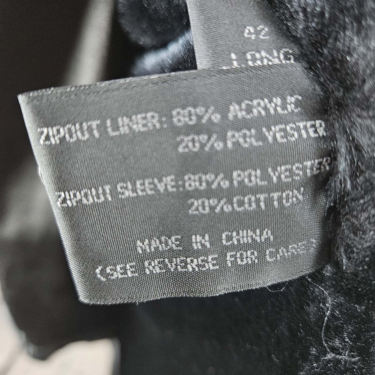 Bill Blass 3000 Black Removable Faux Fur Bodywarmer Buttoned Trench Coat 42L