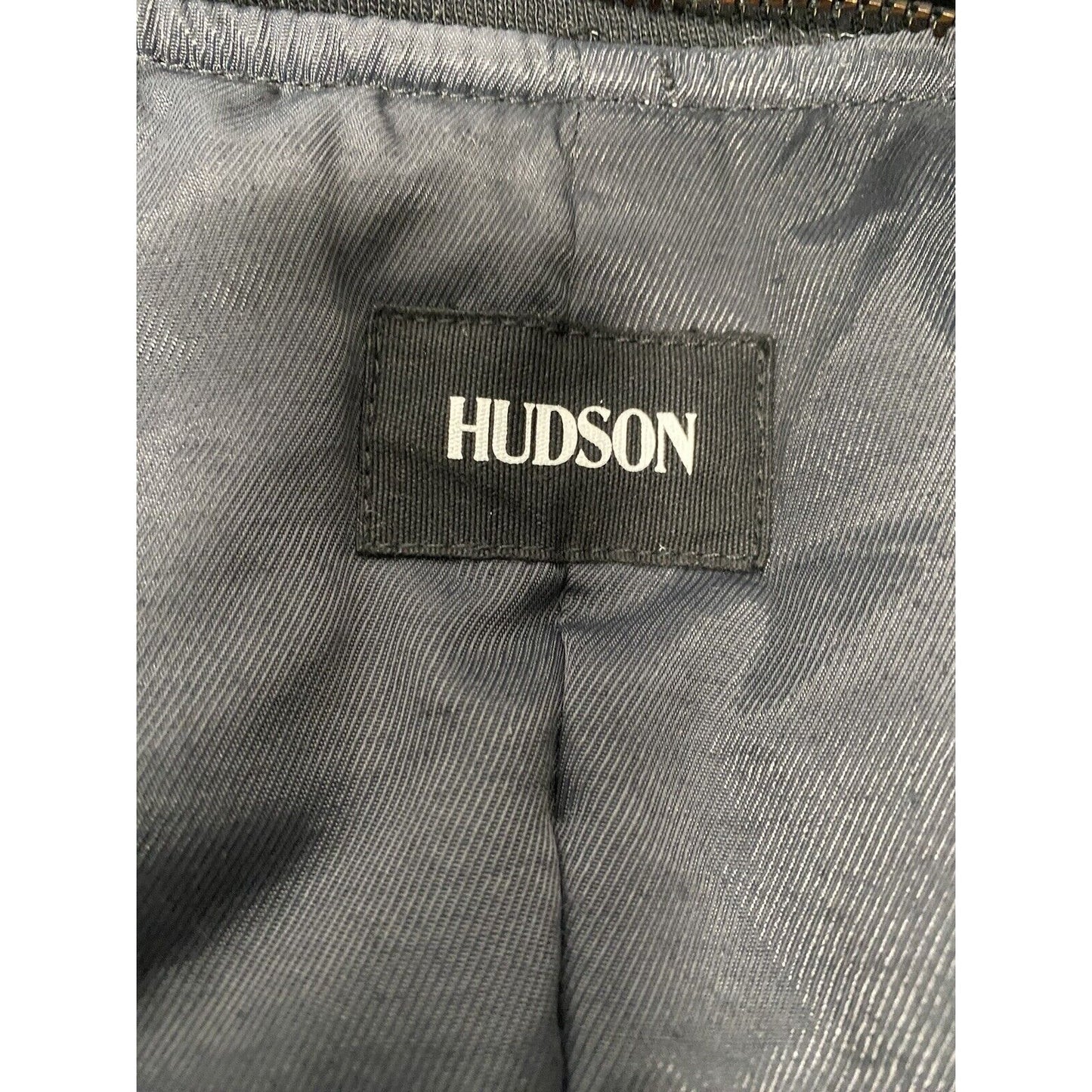 Hudson Back Full Zip Long Zipper Sleeve Zip Pockets Dual Fabric Jacket Men’s 40
