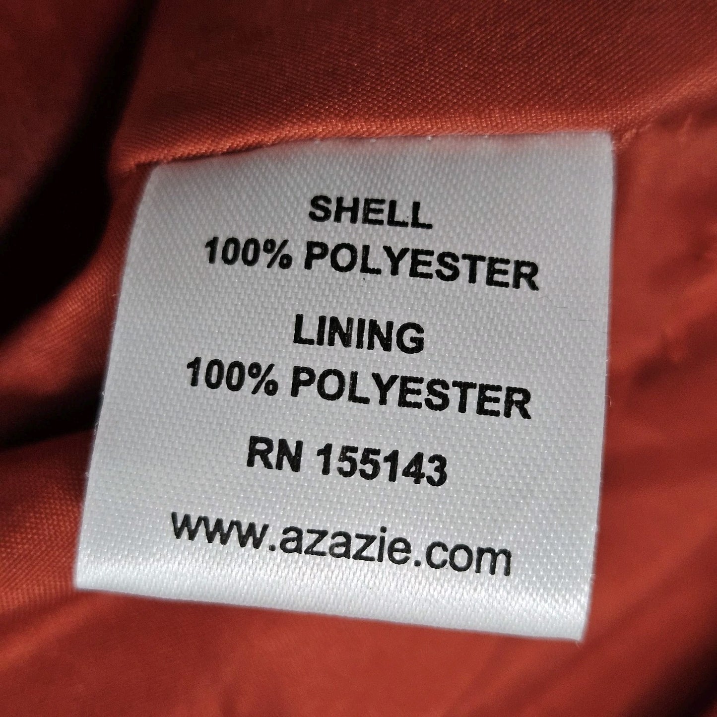 Azazie Orange Chiffon Long Sleeve Empire Waist Pleated Backless Maxi Dress A14