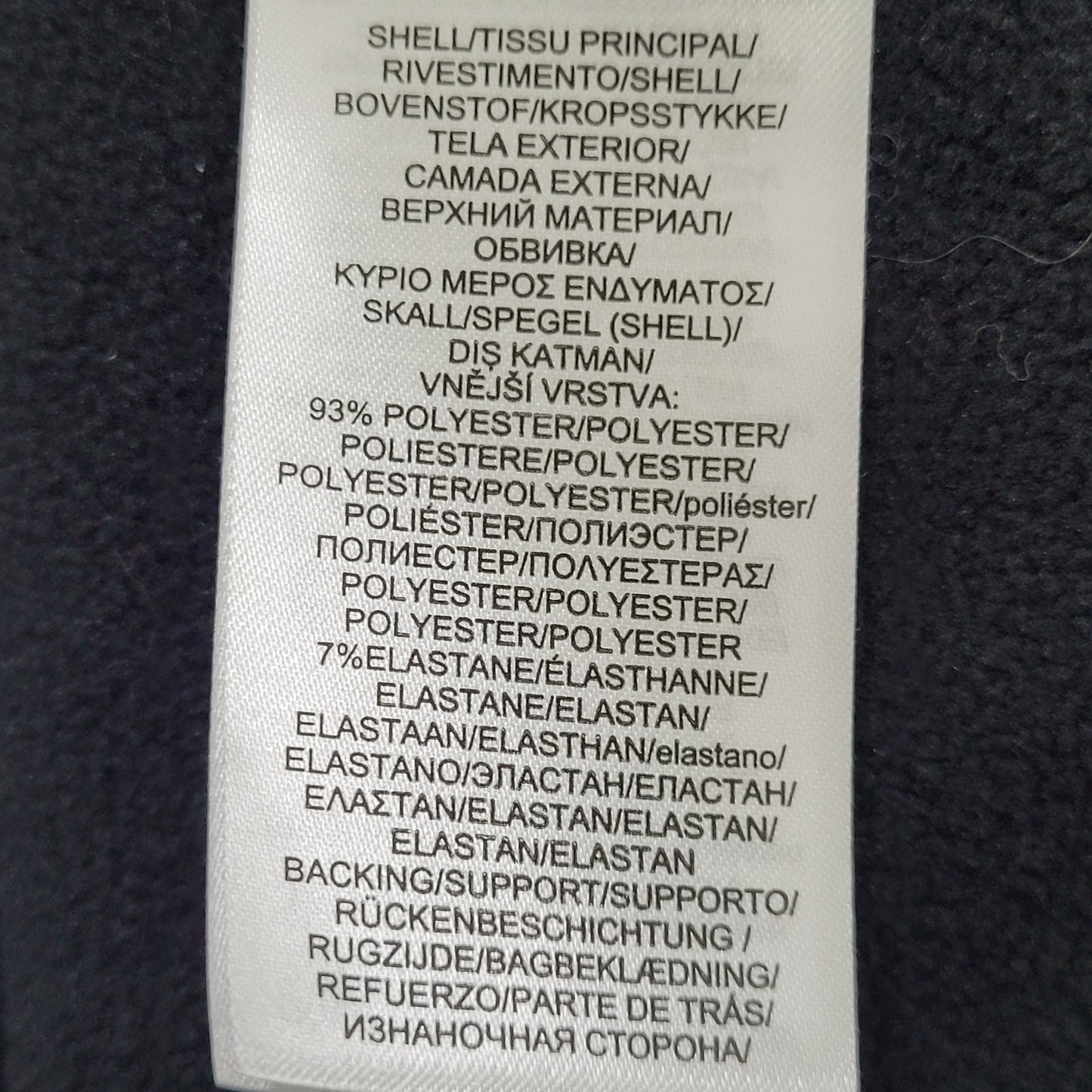 Ralph Lauren Black Label Black Hooded Fleece Lined Zip Soft Shell Jacket Medium