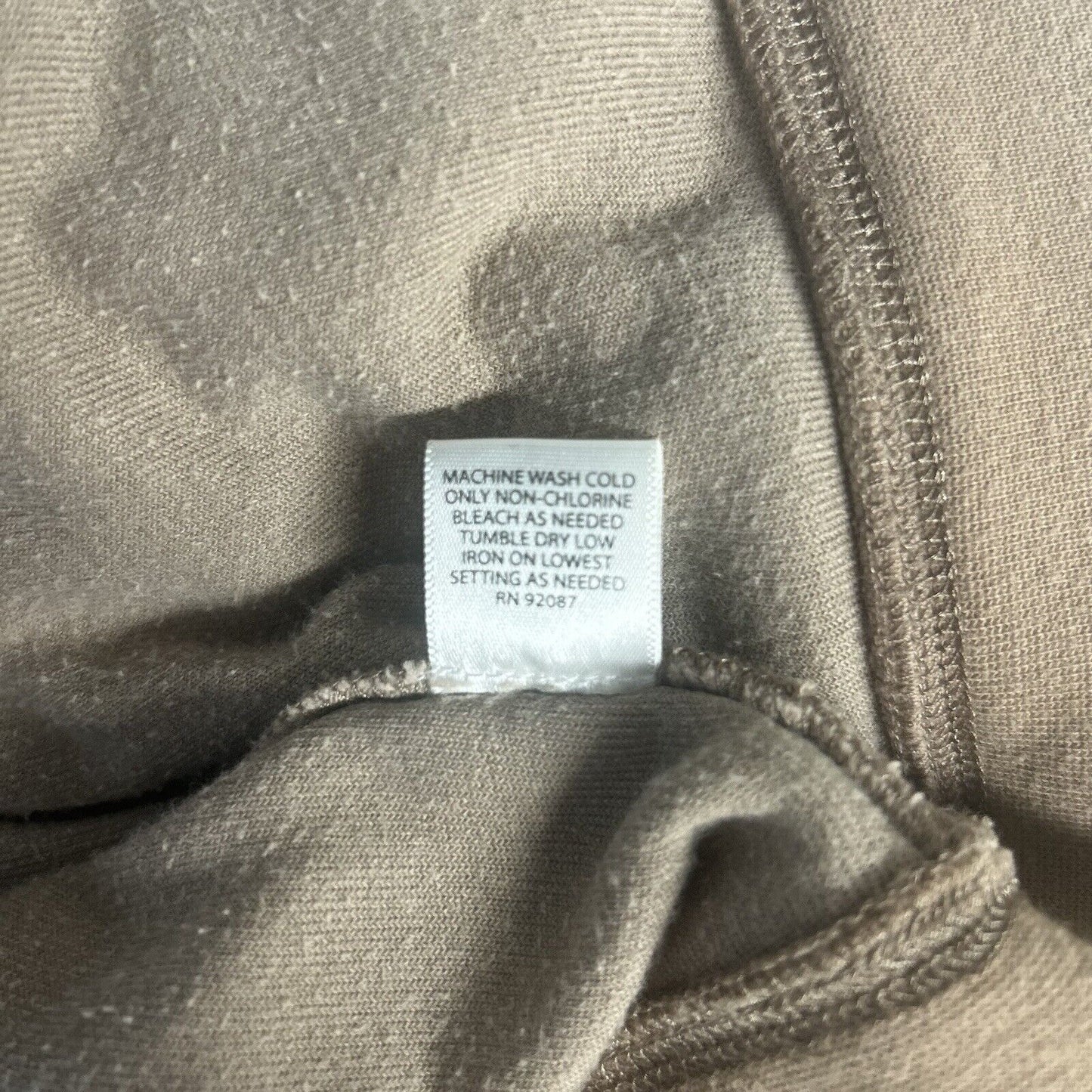 Saks Fifth Avenue Threads Nude Beige Full Zip Microfiber Two Pocket Jacket Large
