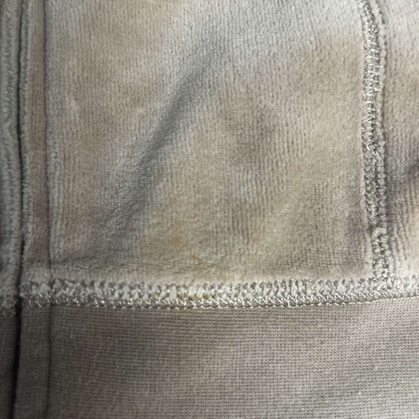 Saks Fifth Avenue Threads Nude Beige Full Zip Microfiber Two Pocket Jacket Large