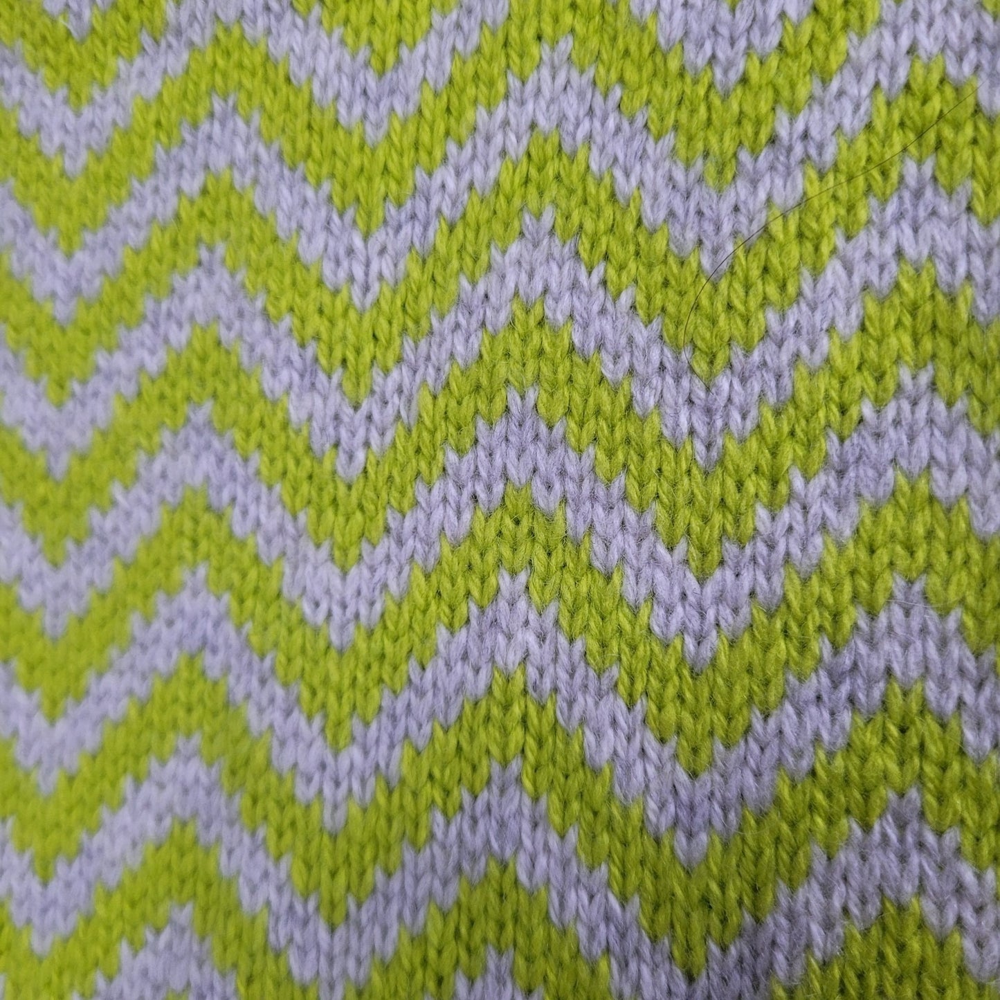 J.Crew Green Wool Blend Knit Chevron Print Infinity Loop Scarf 58x14"