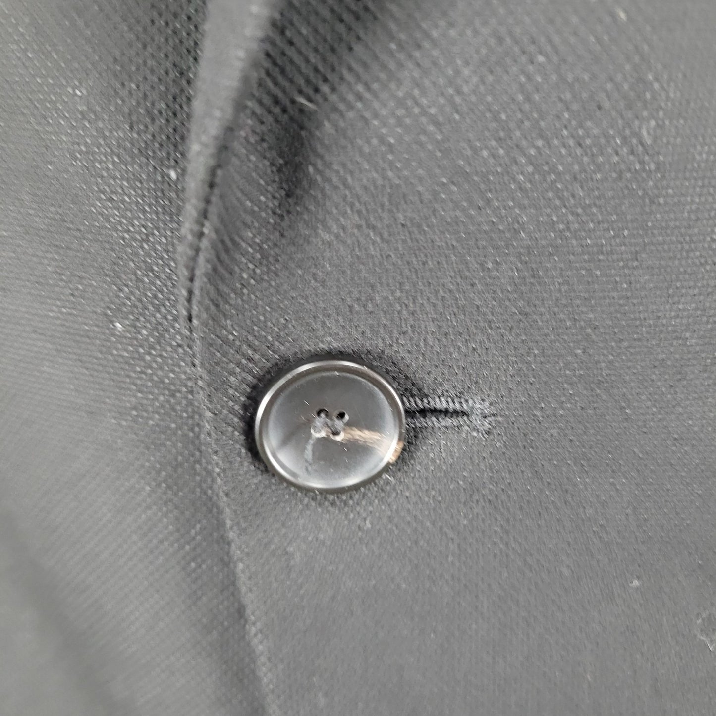 Zara Man Black 1 Button Double Vented Notch Blazer Sport Coat Formal Jacket 40
