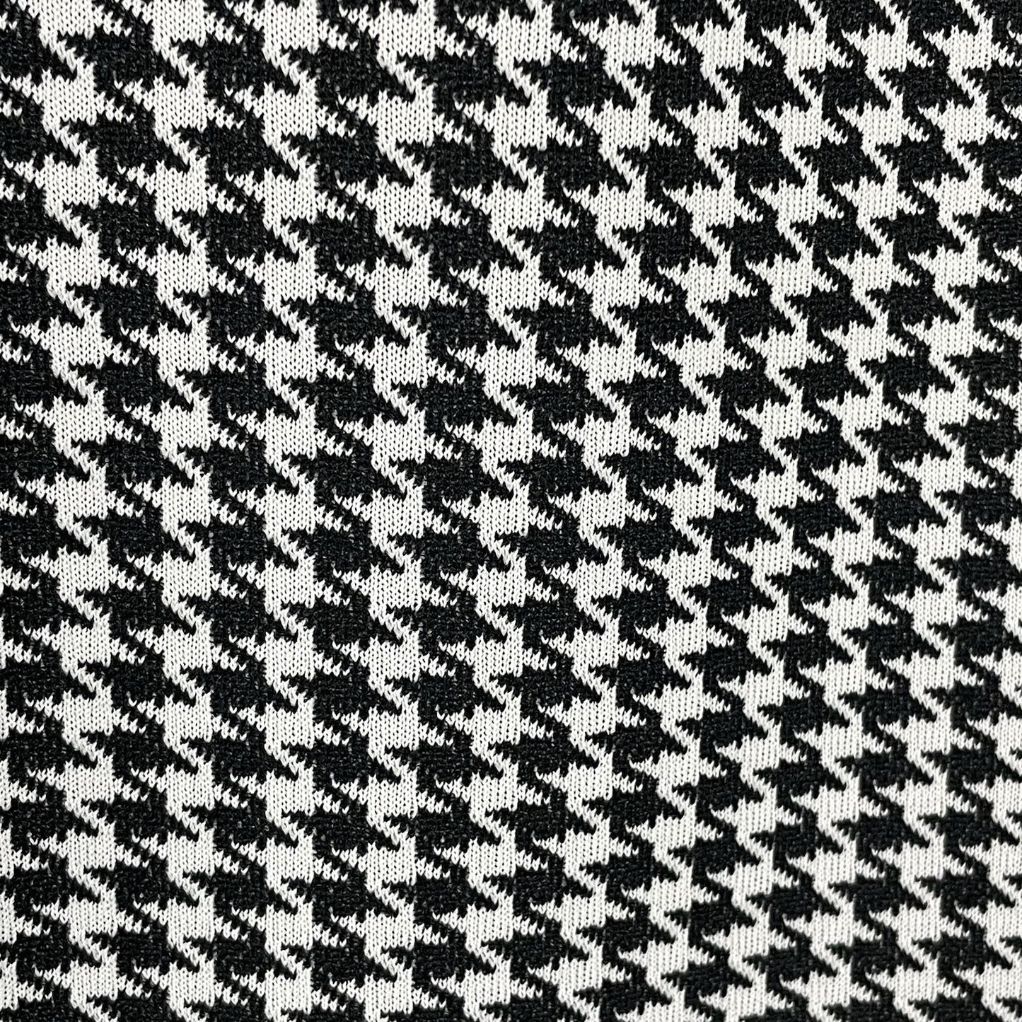 VTG Unbranded Black & White Houndstooth Skirt USA Made Size Medium M (33x26)