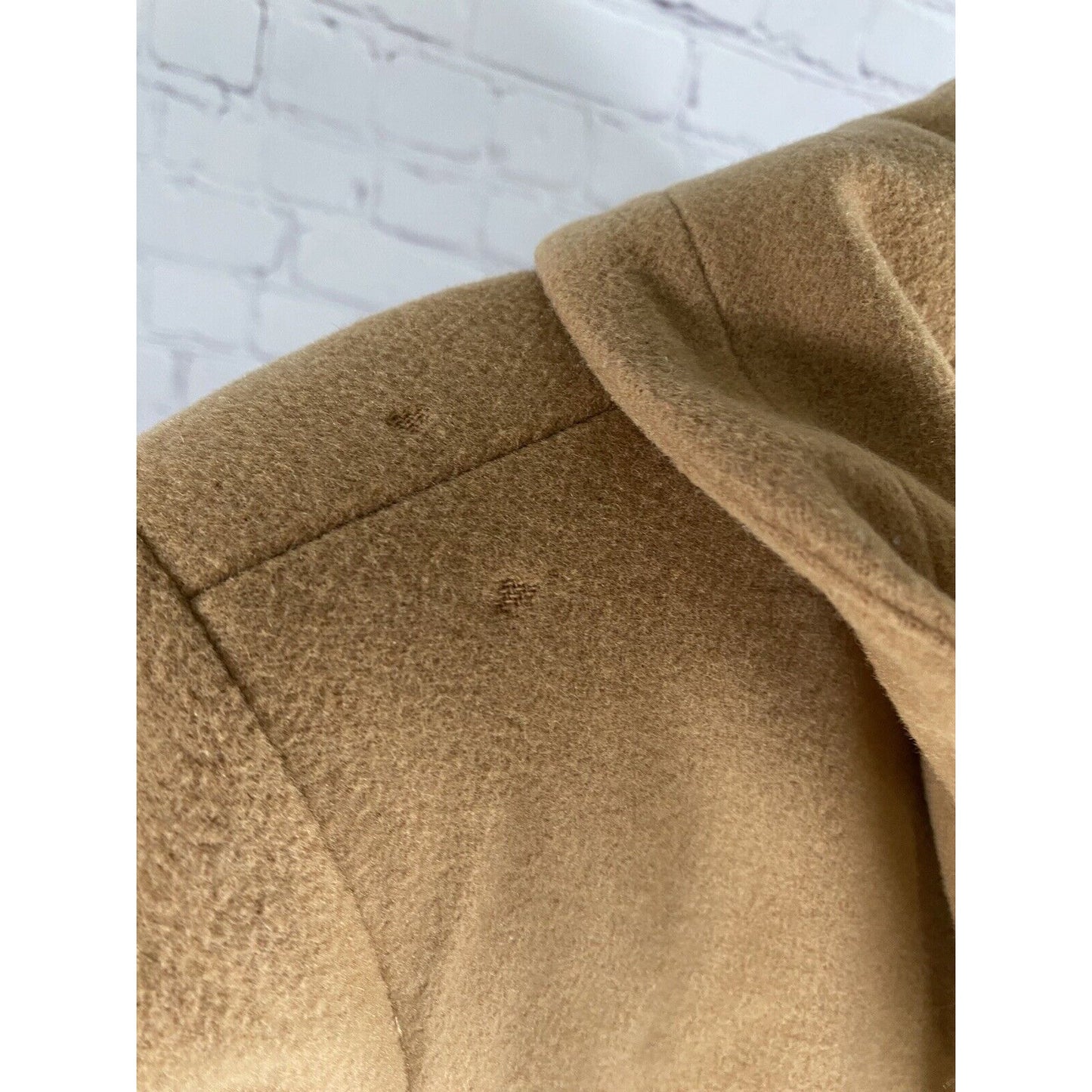VTG Harve Benard Brown Wool/Nylon/Recycled Cashmere Lined 3 Button Jacket 14