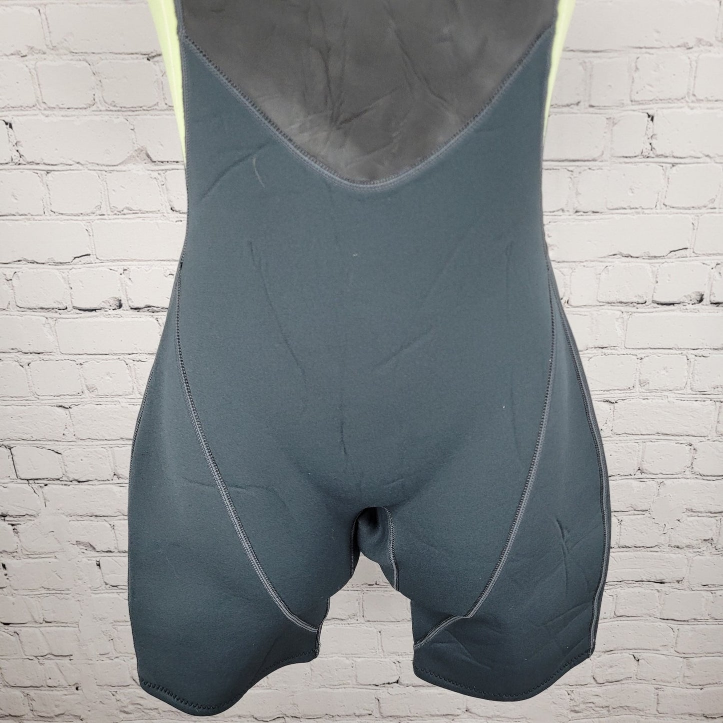 NWT Body Glove Black Green Pro 3 2.1mm Back Zip Shorty Springsuit Wetsuit 5/6